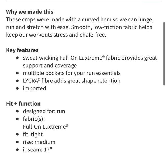 Lululemon Run: Top Speed Crop *Full-On Luxtreme
Floral Backdrop Blue Denim Multi - Picture 4 of 12